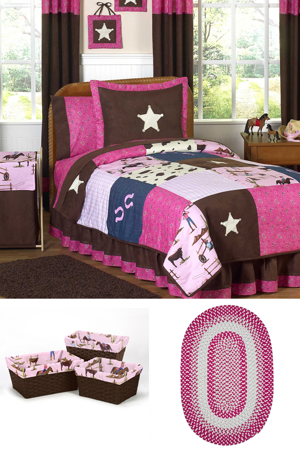 Little Cowgirl Theme Kids Bedroom